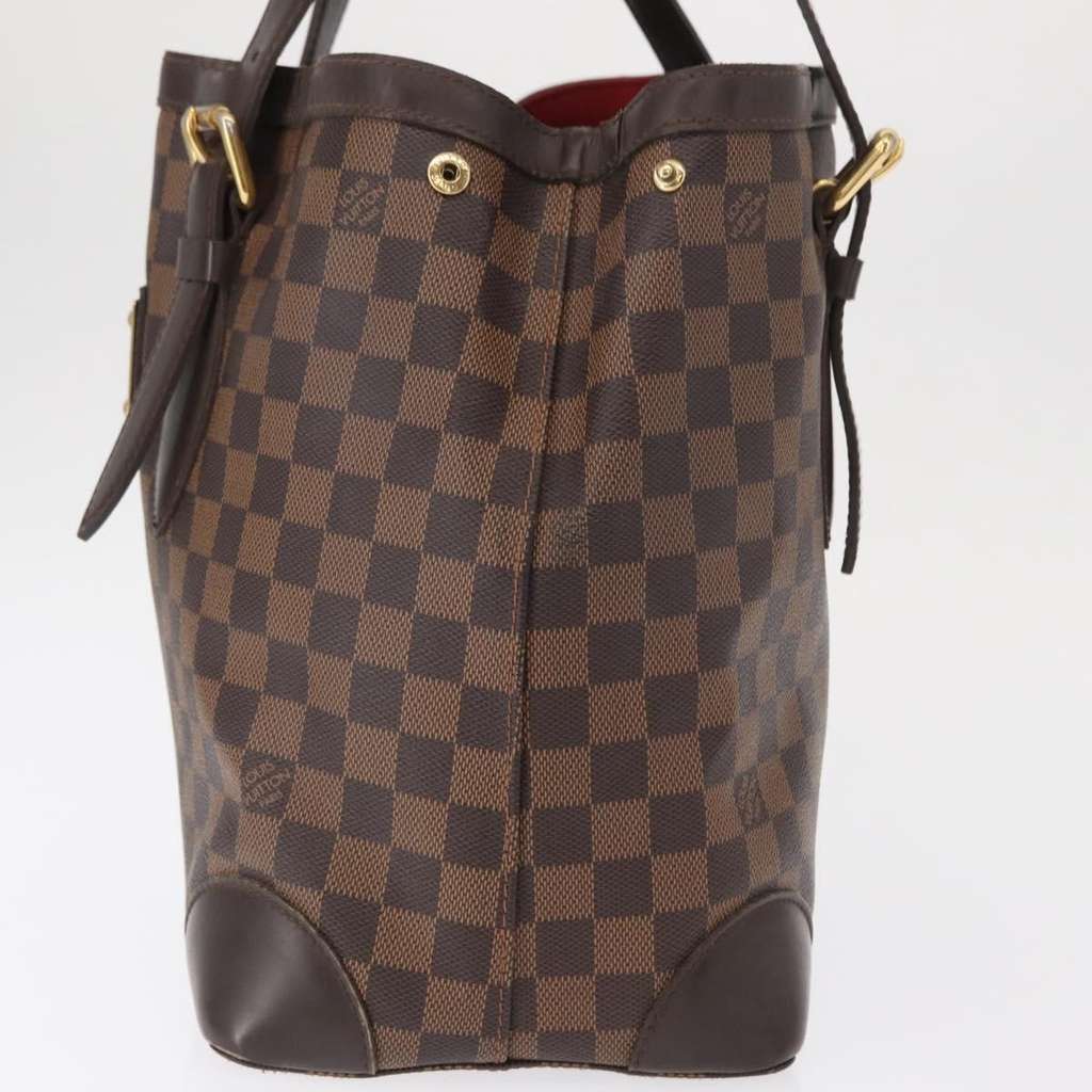 Louis Vuitton Hampstead Handbag Brown Canvas Good condition - Inside View