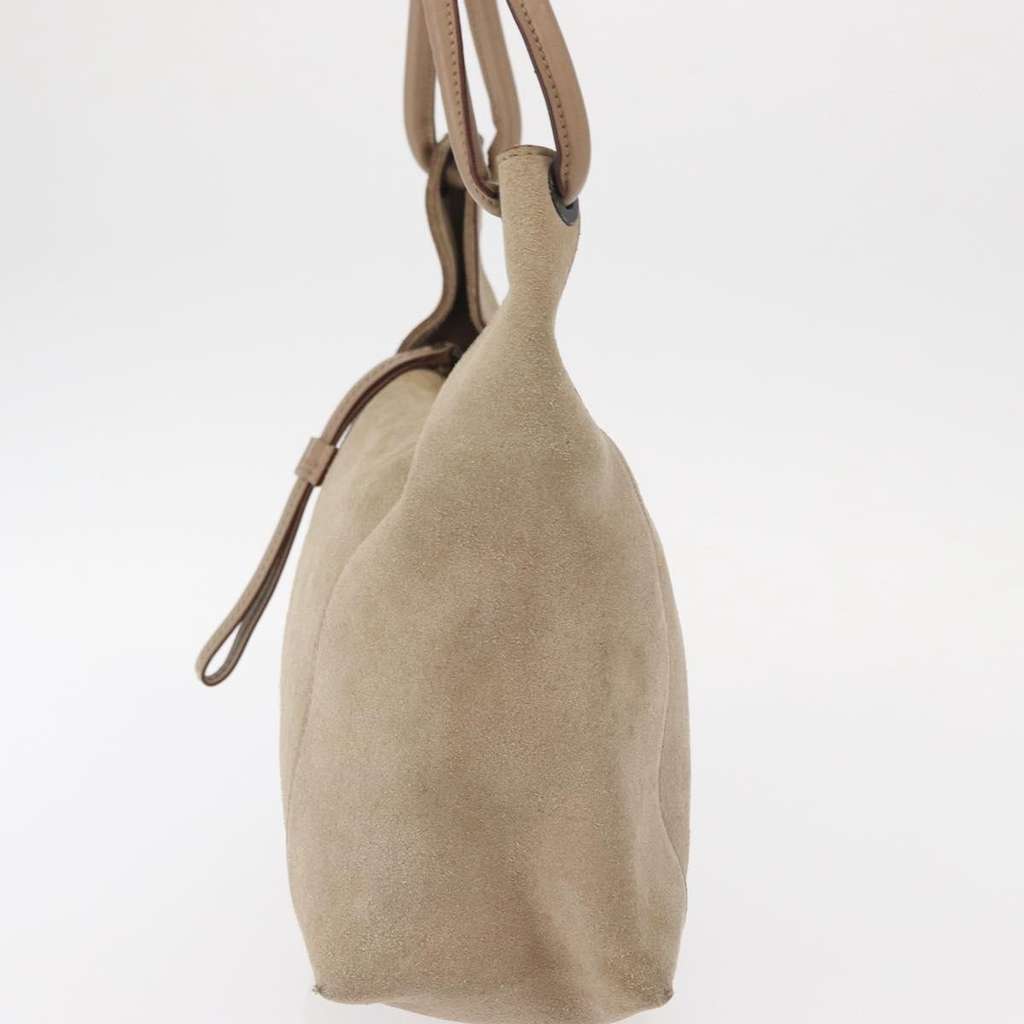 Gucci Vintage Handbag Beige Suede Good condition - Inside View