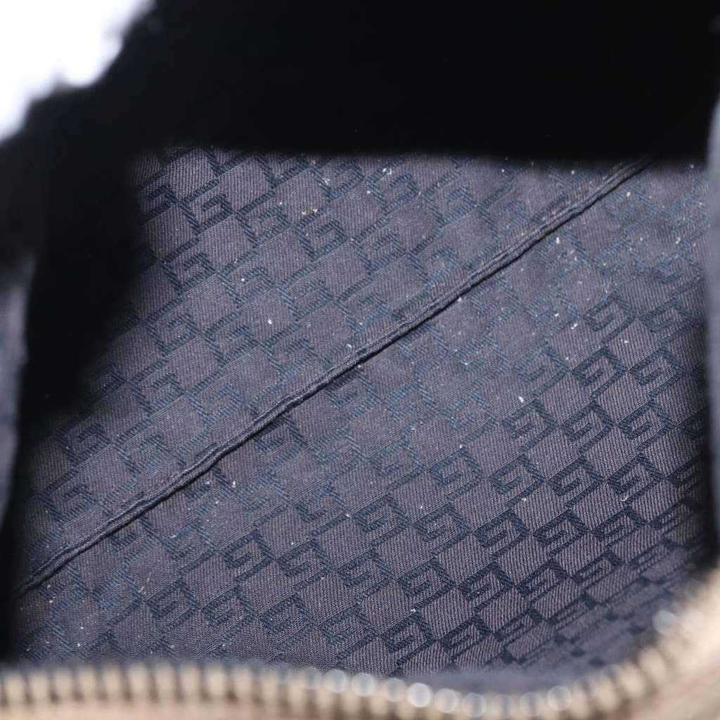 Gucci Vintage Handbag Beige Suede Good condition - Box View