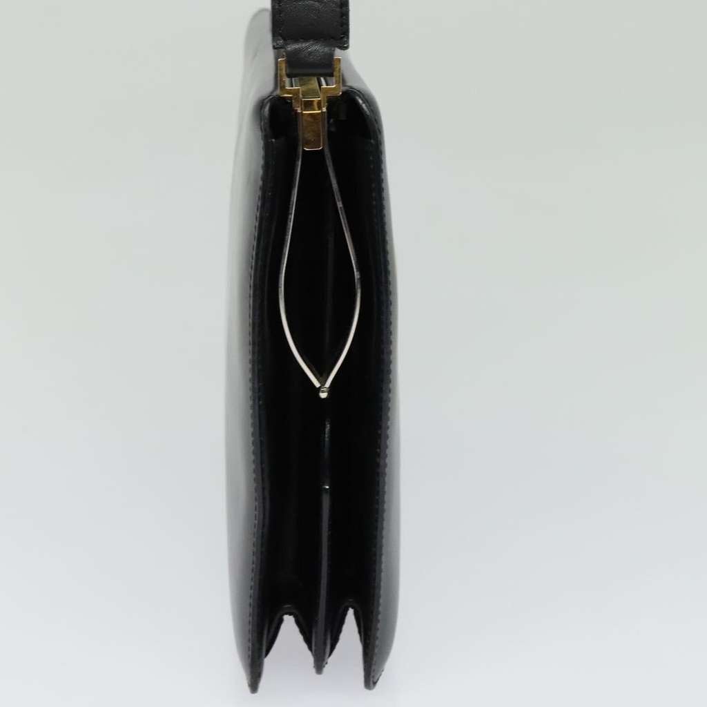 Celine Shoulder Bag Black Leather Good condition - Inside View