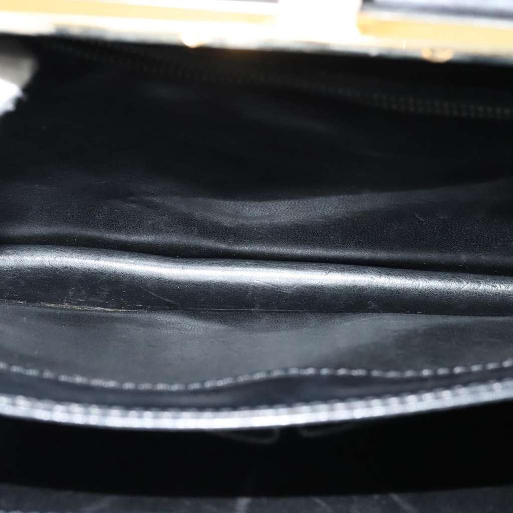 Celine Shoulder Bag Black Leather Good condition - Box View