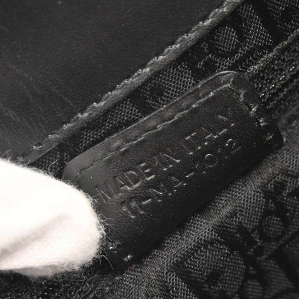 Christian Dior Vintage Street Chic Columbus Shoulder Bag Black Canvas Good condition - Box View