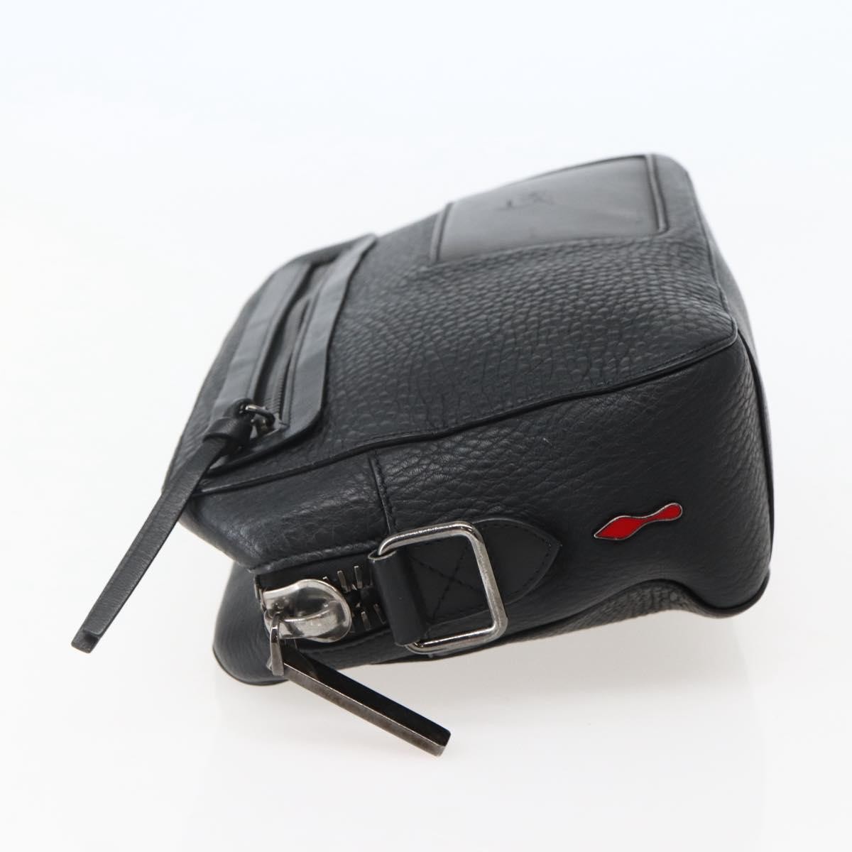 Christian Louboutin Loubiclutch Black Leather Good condition - Inside View