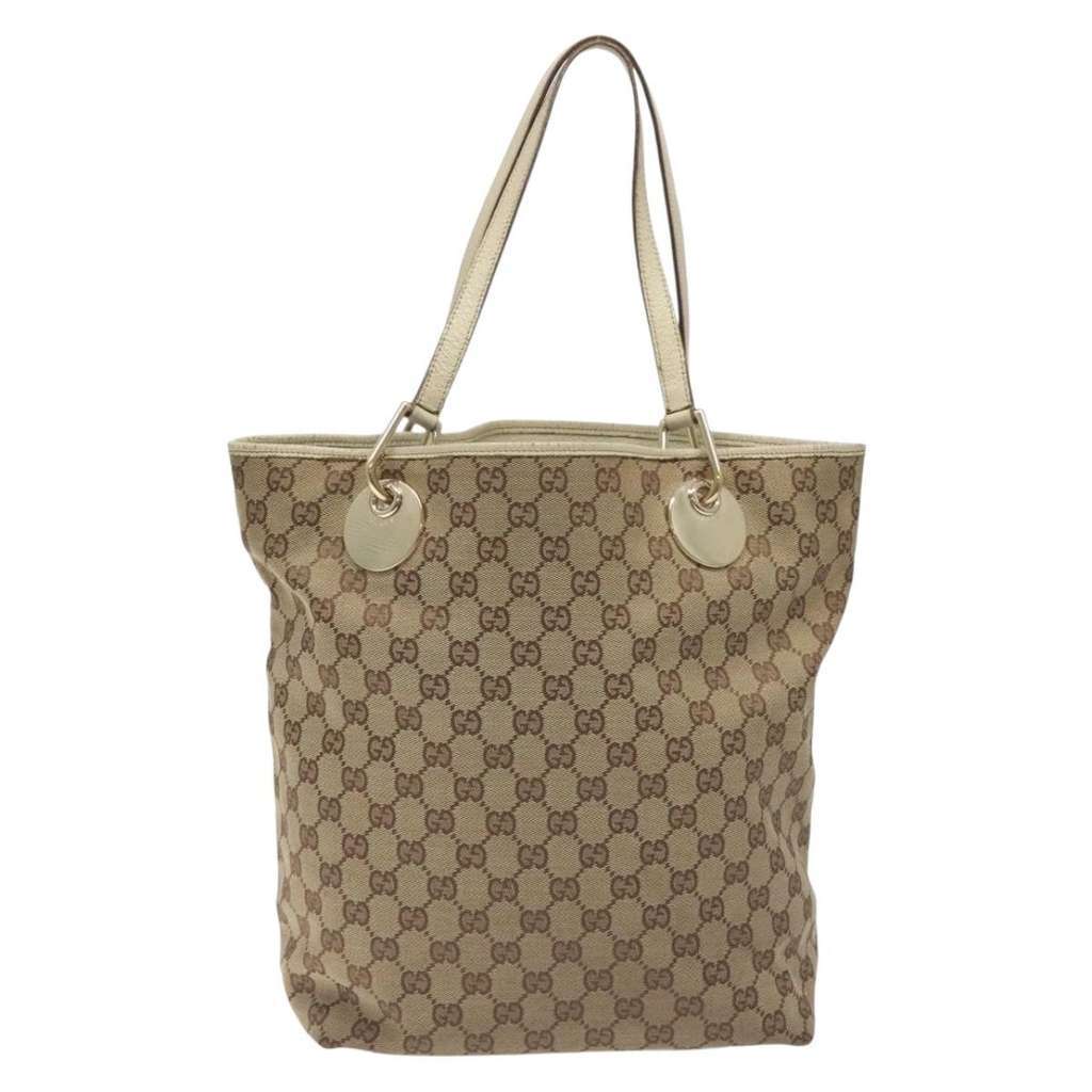 Gucci GG Canvas Bag Beige Canvas Good condition - Back View