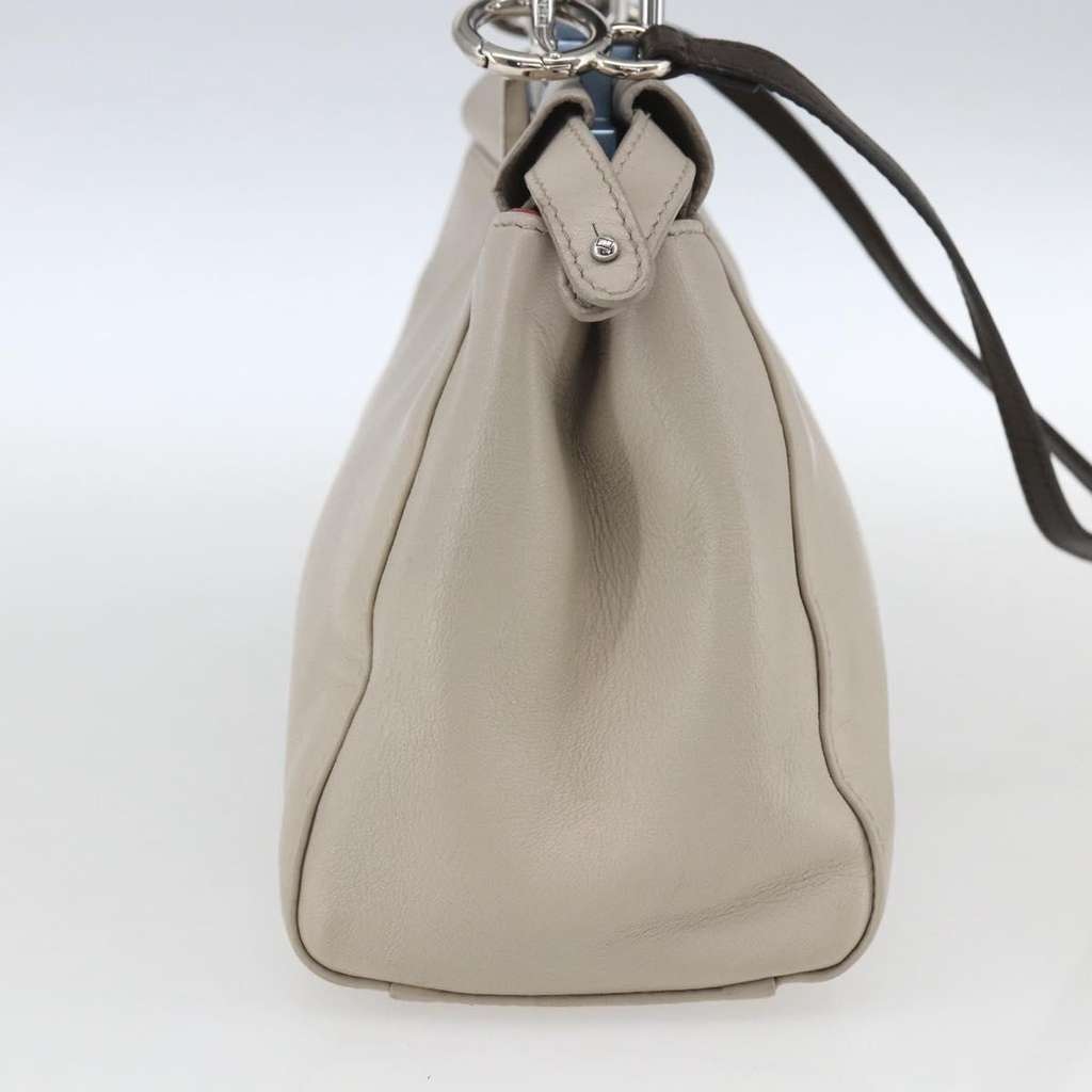 Fendi Peekaboo Bag Beige Leather Good condition - Inside View