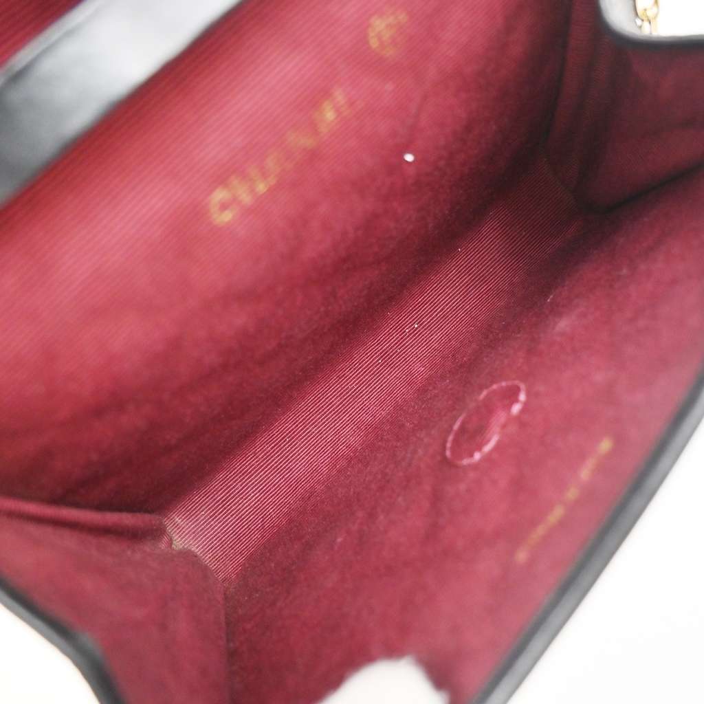 Chanel Wallet on Chain Black Leather Good condition - Box View