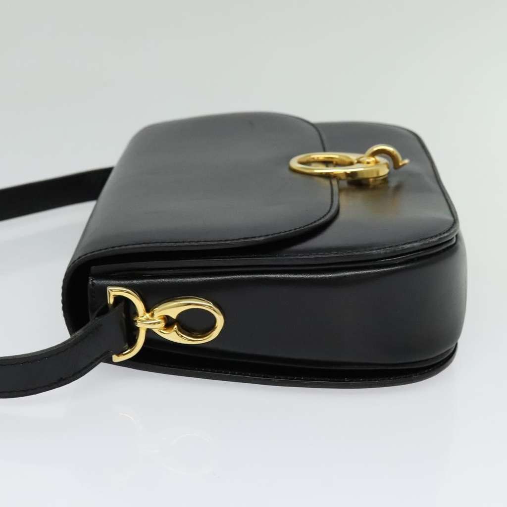 Celine Shoulder Bag Black Leather Good condition - Inside View