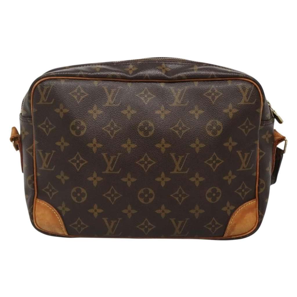 Louis Vuitton Nil Messenger Bag Brown Canvas Fair condition - Back View