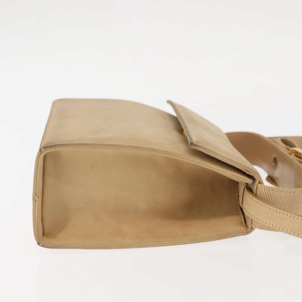 Salvatore Ferragamo Vala Handbag Beige Suede Good condition - Inside View