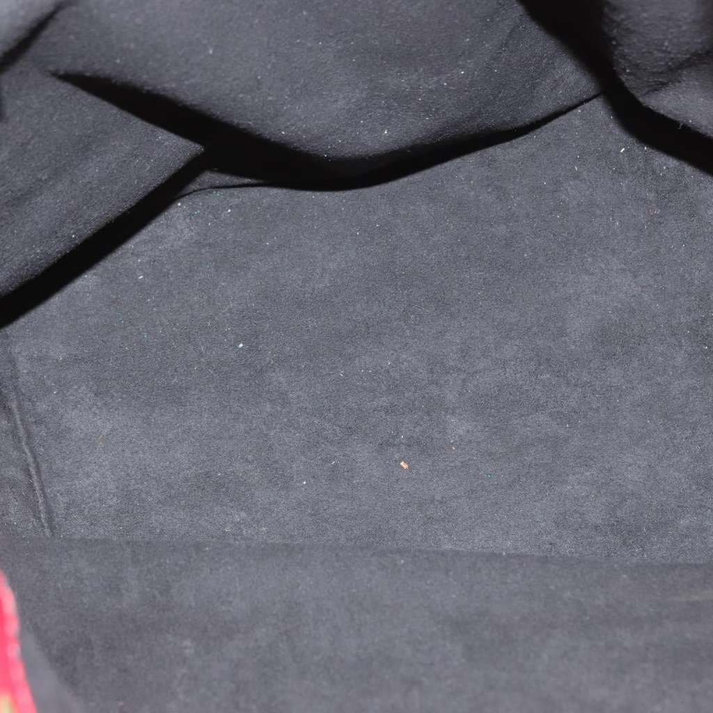 Louis Vuitton Noe Handbag Red Leather Fair condition - Box View