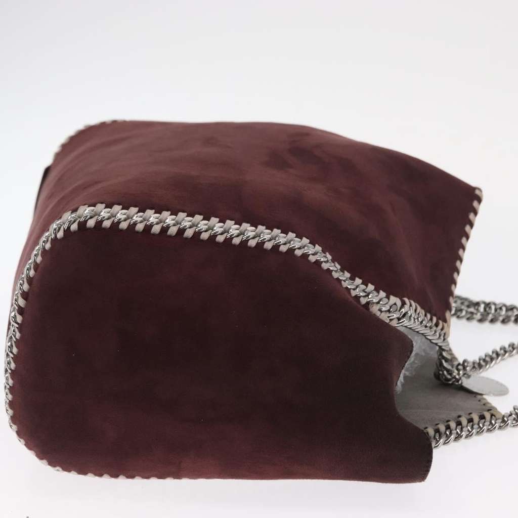 Stella Mccartney Falabella Reversible Tote Burgundy Polyester Good condition - Inside View