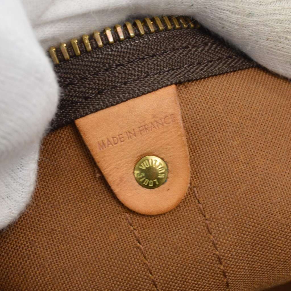 Louis Vuitton Keepall Bag Brown Canvas Good condition - Model View