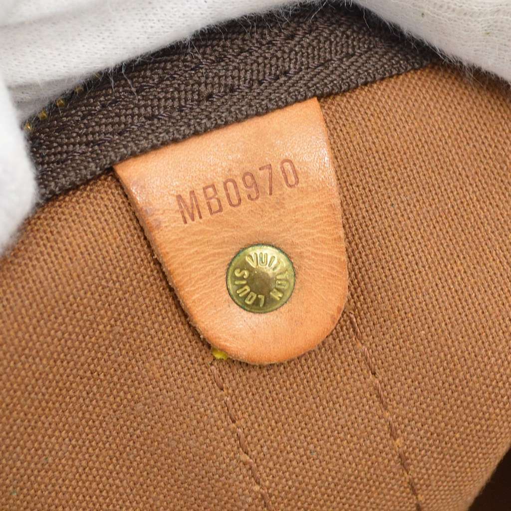 Louis Vuitton Keepall Bag Brown Canvas Good condition - Box View