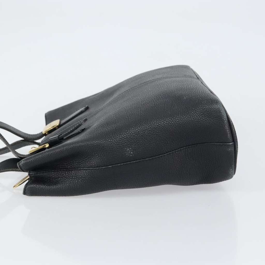 Burberry Vintage Handbag Black Leather Fair condition - Model View