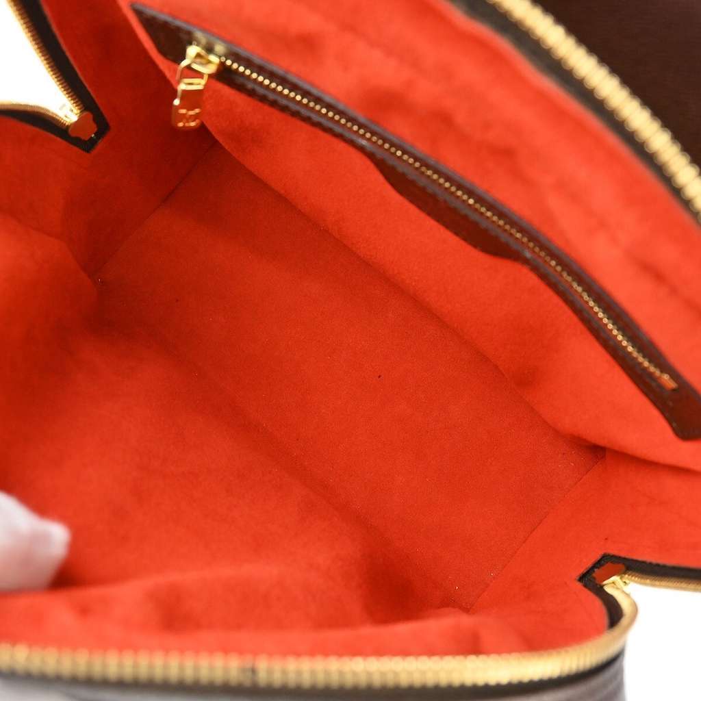 Louis Vuitton Triana Bag Brown Canvas Good condition - Inside View