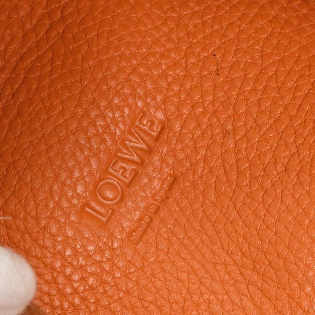 Loewe Anton Sling Bag Orange Leather Good condition - Model View