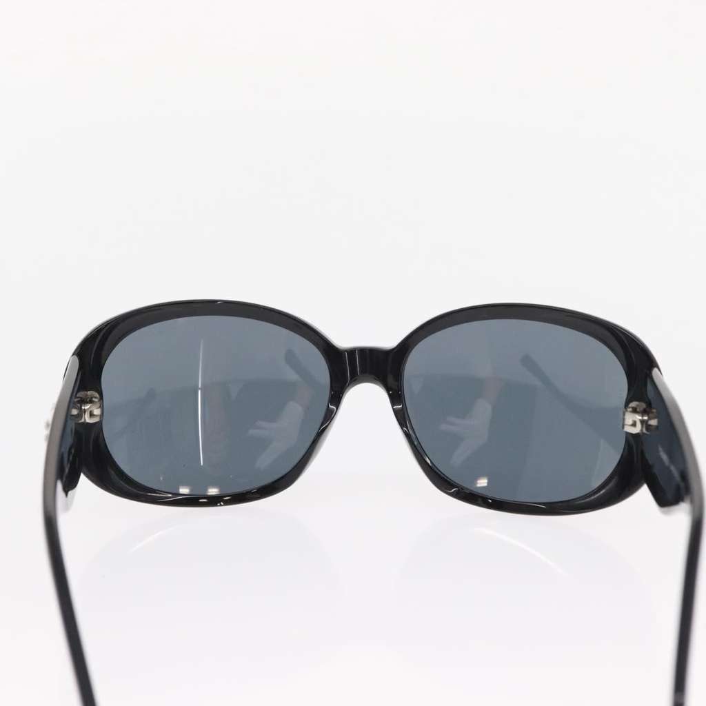 Chanel Camélia sunglasses Black Plastic Good condition - Back View