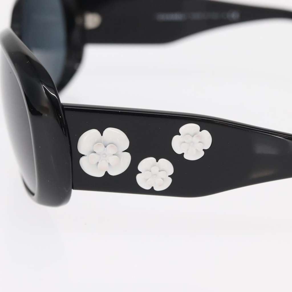 Chanel Camélia sunglasses Black Plastic Good condition - Box View