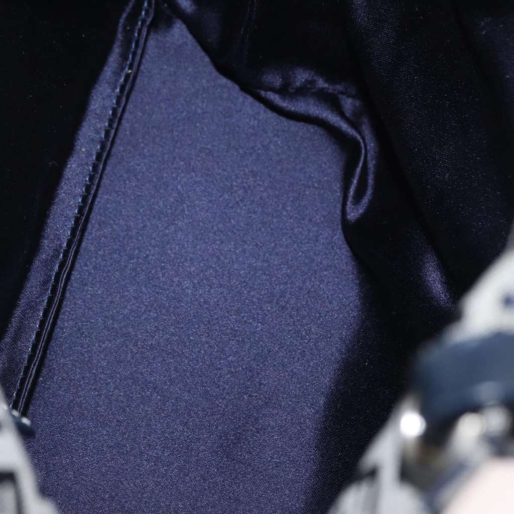 Fendi Shopping Tote Navy Canvas Good condition - Box View