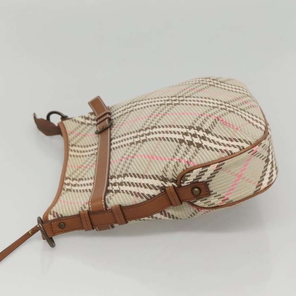 Burberry Nova check Shoulder bag Beige Canvas Good condition - Model View