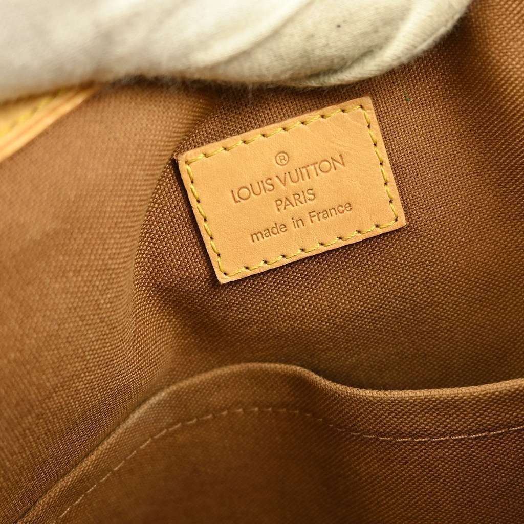 Louis Vuitton Batignolles Handbag Brown Canvas Good condition - Box View
