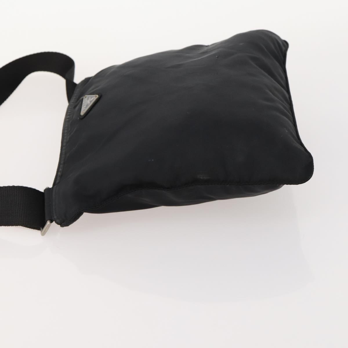 Prada Flat Messenger Bag Black Fair condition - Model View