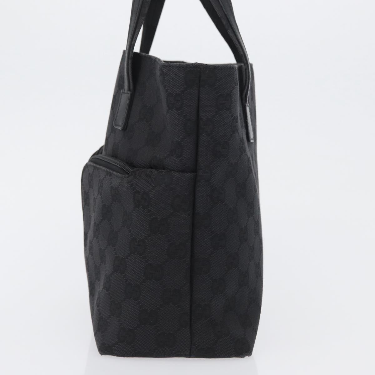 Gucci Double Pocket Tote Black Canvas Good condition - Inside View