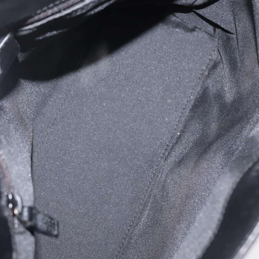 Gucci Double Pocket Tote Black Canvas Good condition - Box View