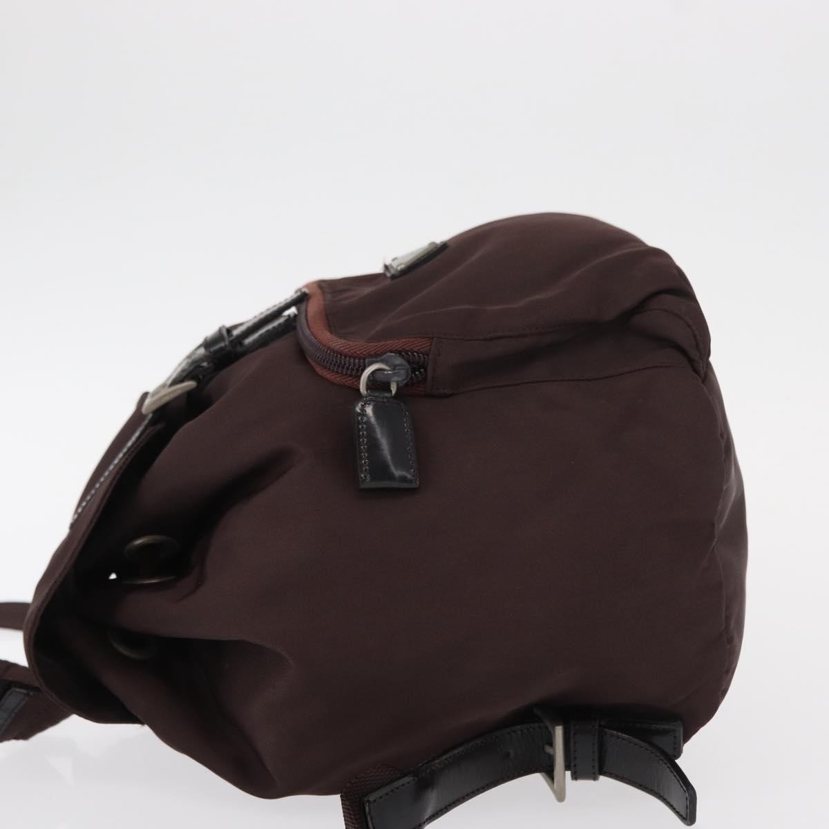 Prada Front Pocket Backpack Brown Good condition - Model View