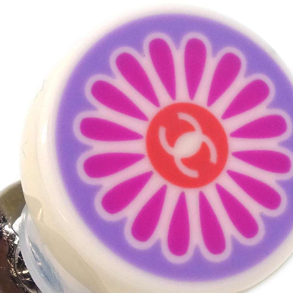 Chanel Vintage CC Round Button Clip-On Earrings Other Metal Good condition - Inside View