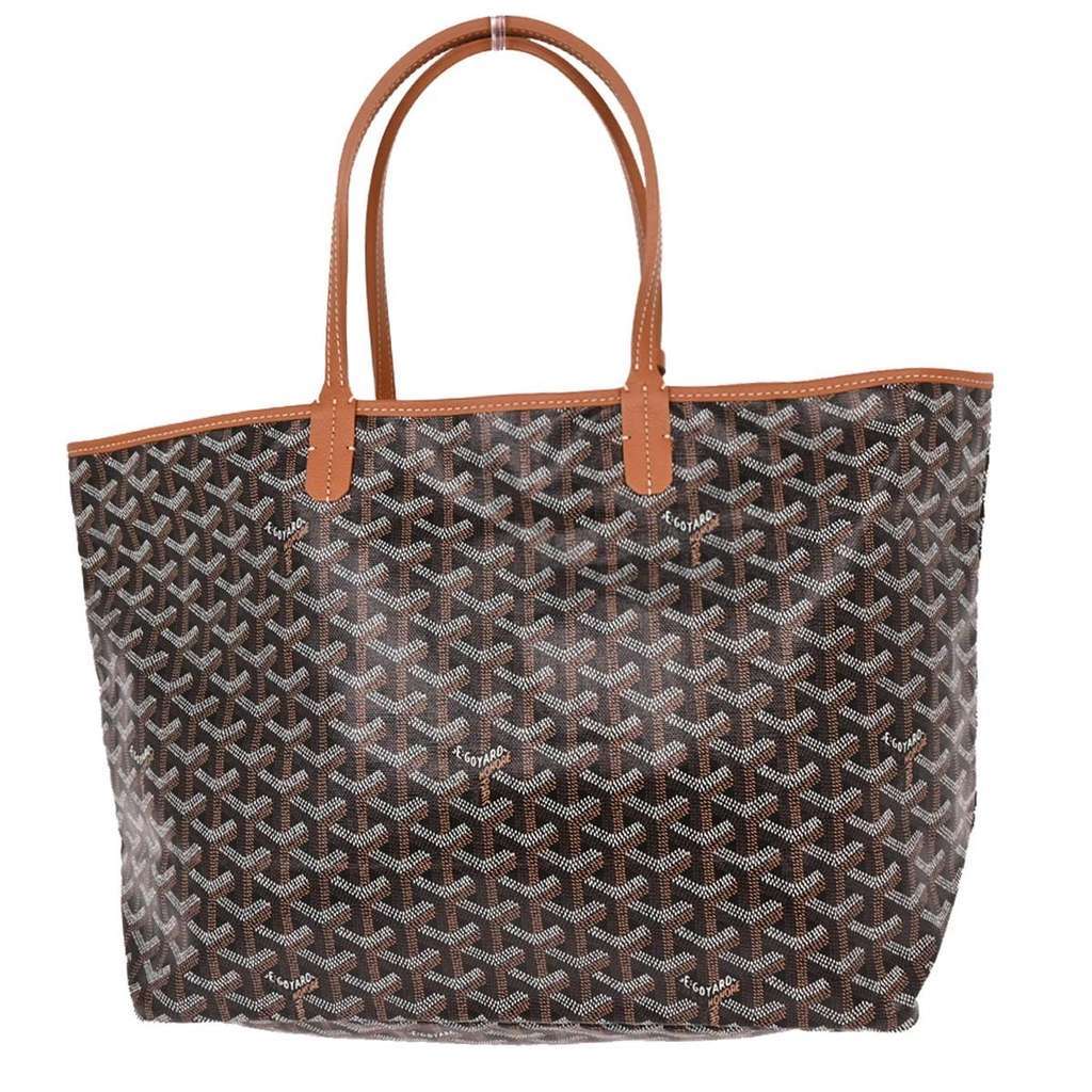 Goyard Saint Louis Tote Black Canvas Good condition - Back View