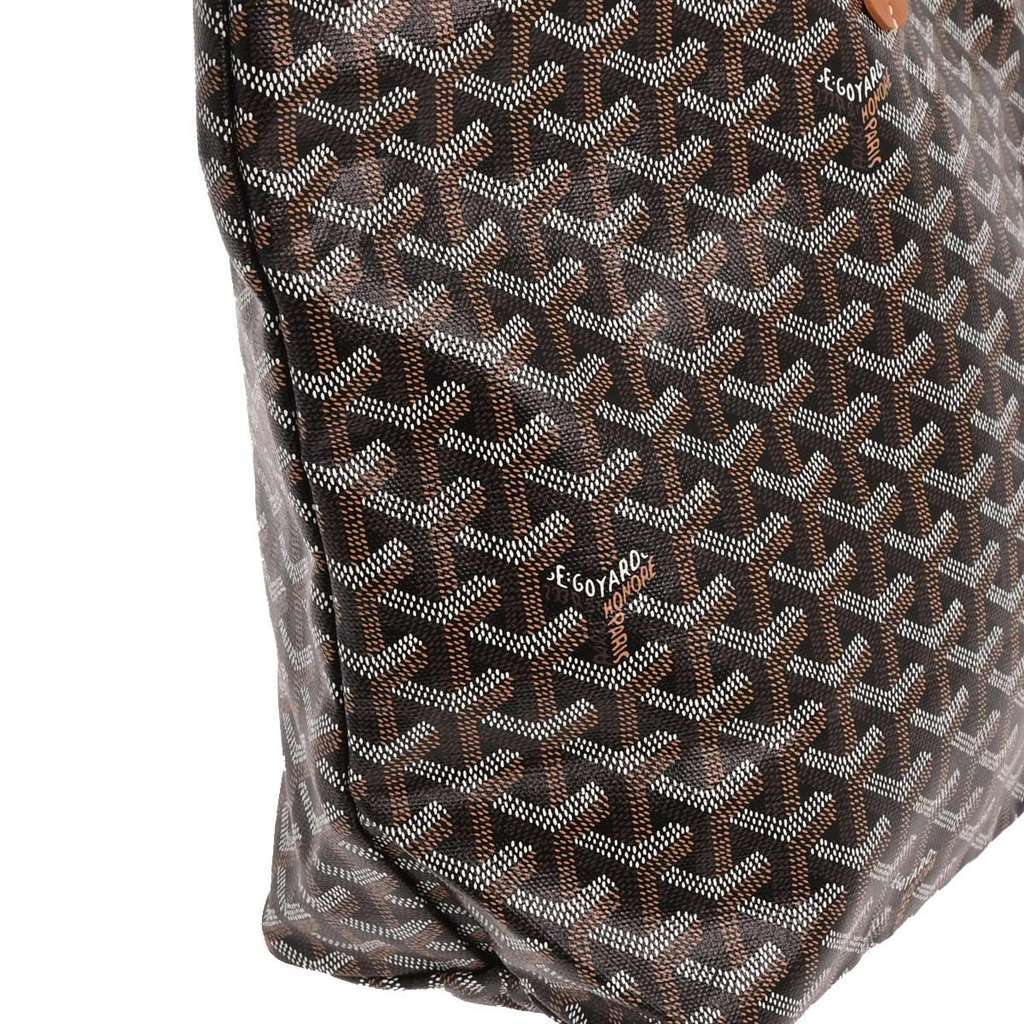 Goyard Saint Louis Tote Black Canvas Good condition - Inside View