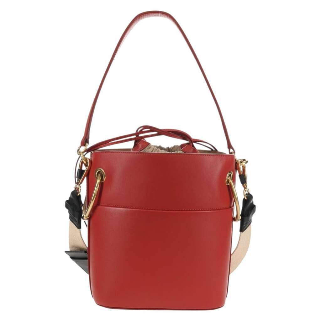 Chloe Roy Bucket Bag Red Leather Good condition - Back View