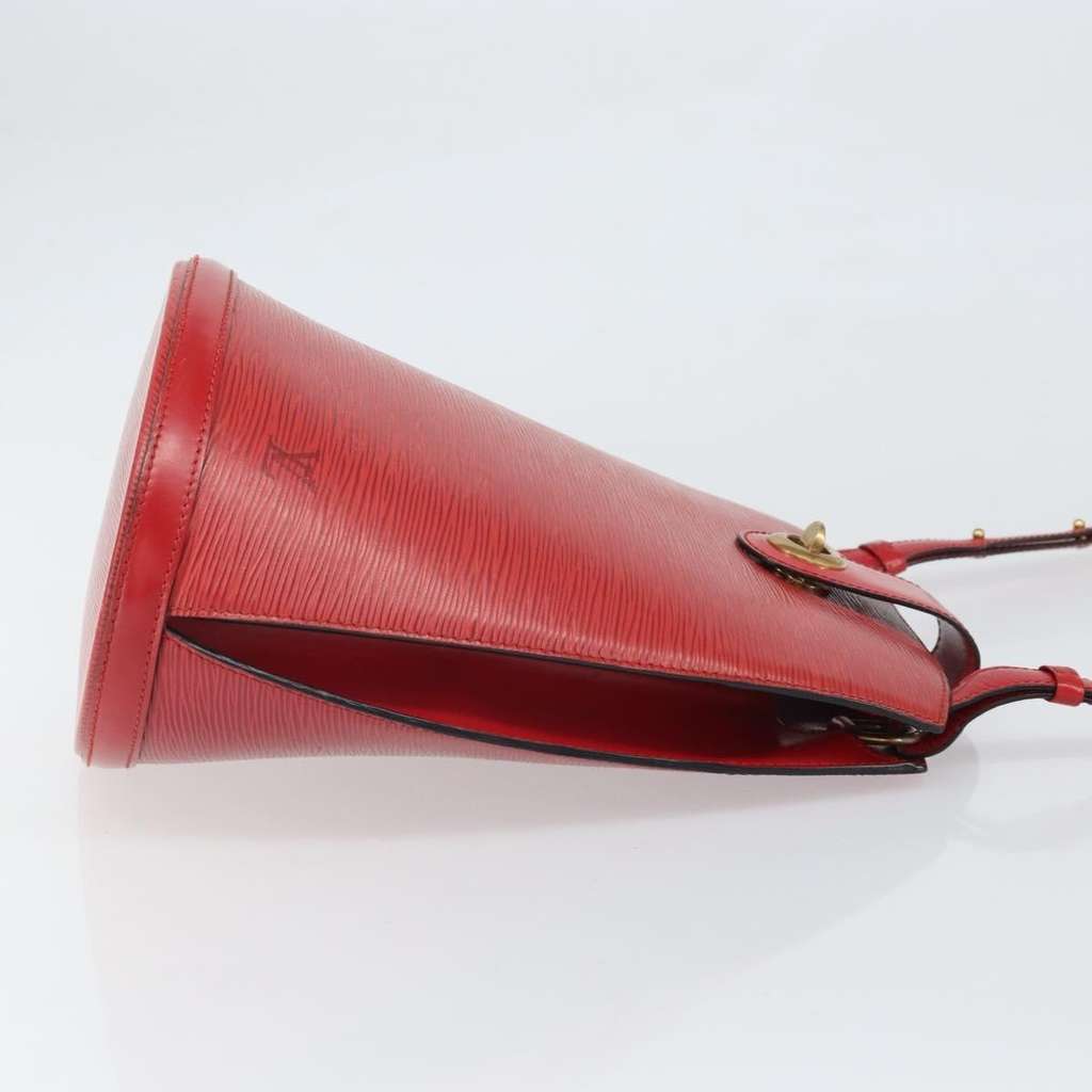 Louis Vuitton Cluny Shoulder Bag Red Leather Fair condition - Inside View