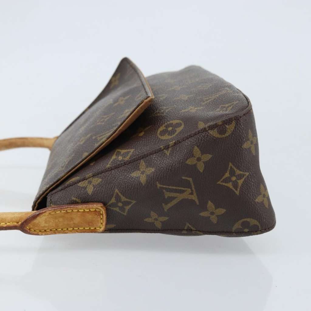 Louis Vuitton Looping Handbag Brown Canvas Fair condition - Model View