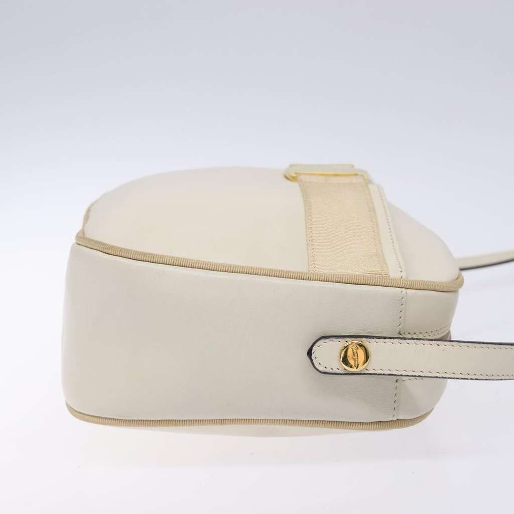 Salvatore Ferragamo Vala Shoulder Bag Beige Leather Good condition - Inside View