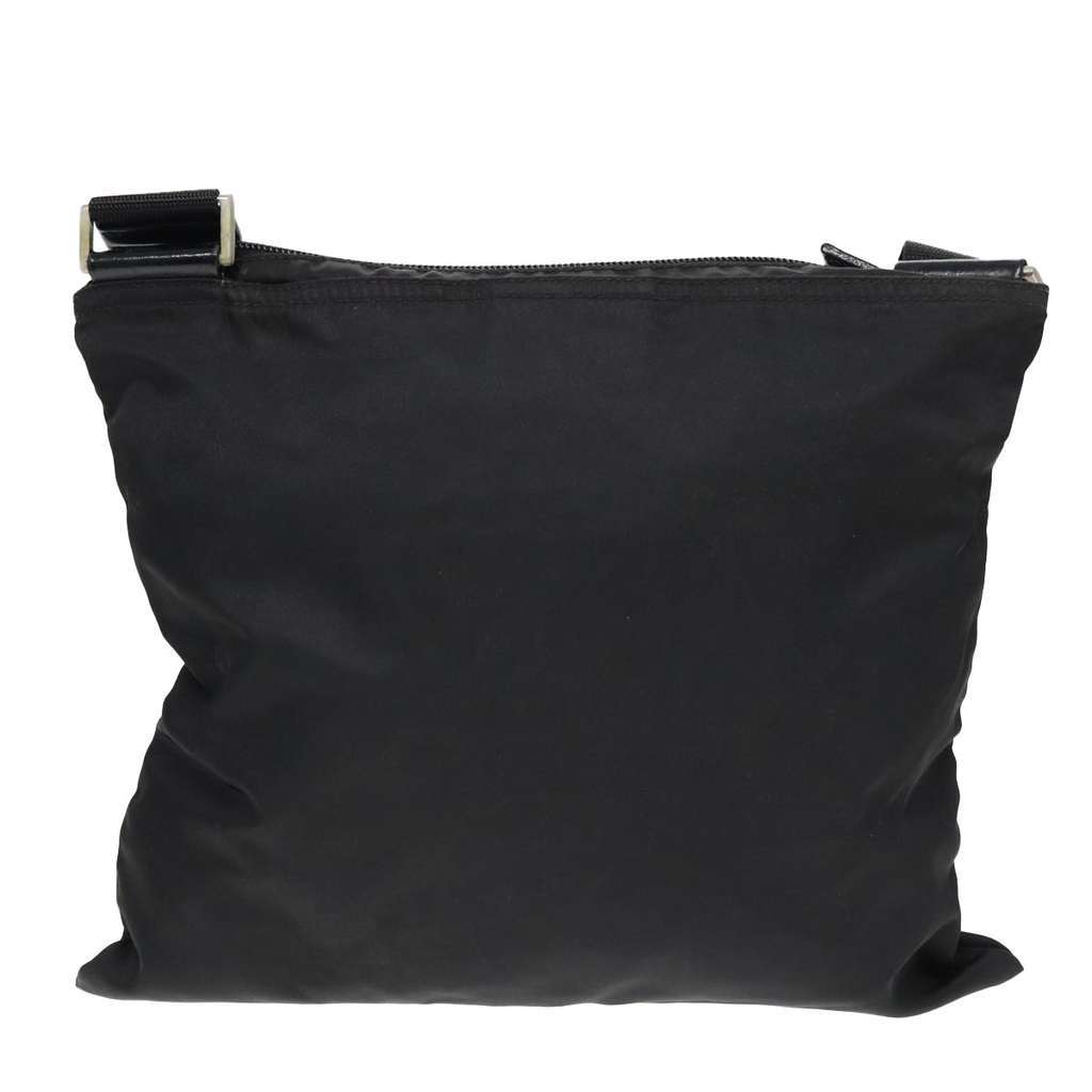 Prada Zip Top Messenger Bag Black Good condition - Back View