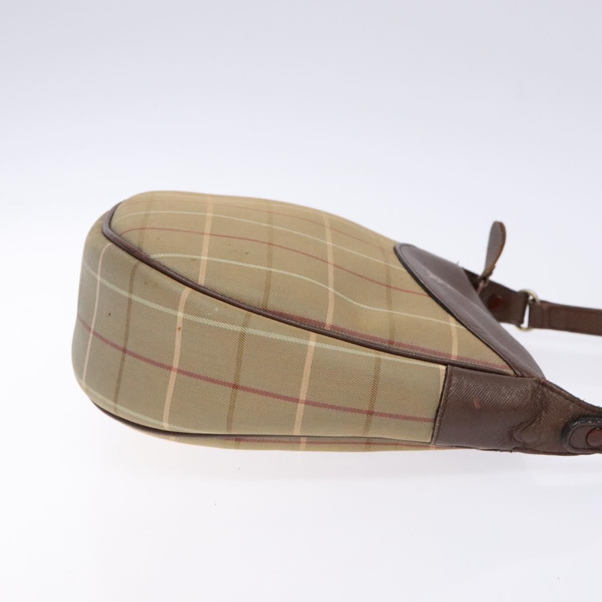 Burberry Nova check Shoulder bag Beige Canvas Good condition - Inside View