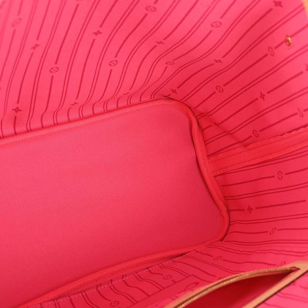 Louis Vuitton Neverfull NM Tote Brown Canvas Very good condition - Inside View