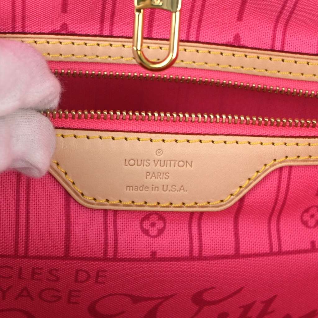 Louis Vuitton Neverfull NM Tote Brown Canvas Very good condition - Box View