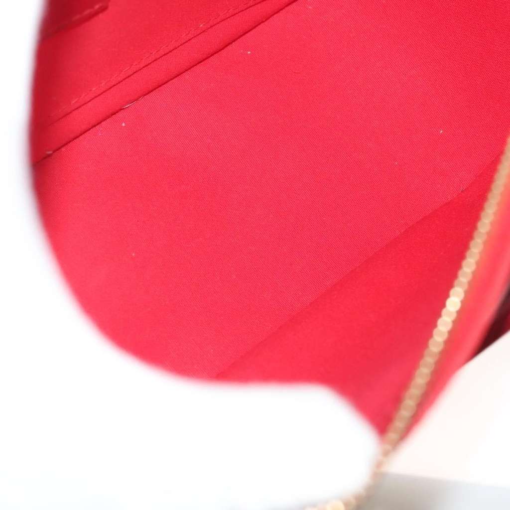 Louis Vuitton Danura Handbag Red Leather Good condition - Box View