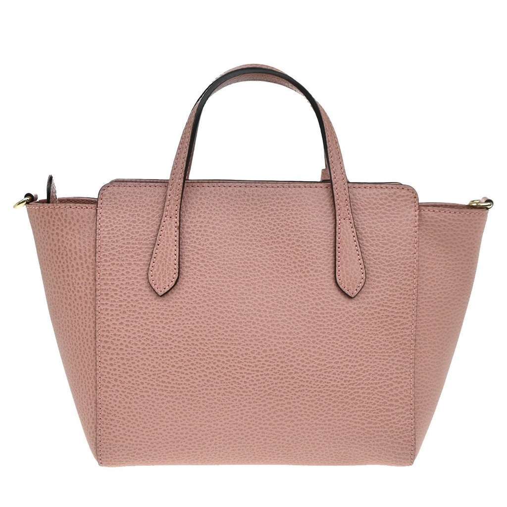 Gucci Swing Crossbody Bag Pink Leather Good condition - Back View