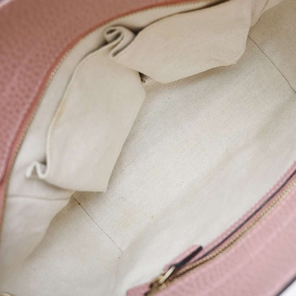Gucci Swing Crossbody Bag Pink Leather Good condition - Box View