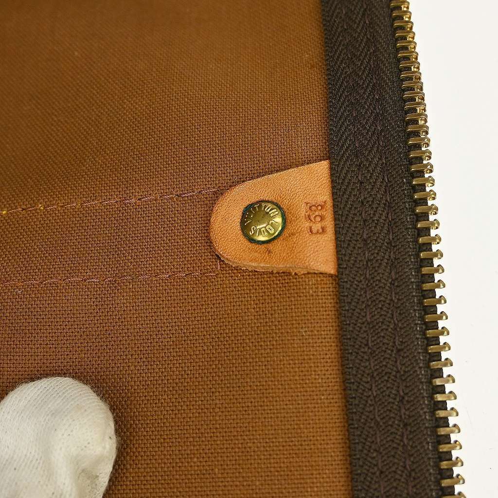 Louis Vuitton Keepall Bag Brown Canvas Fair condition - Box View
