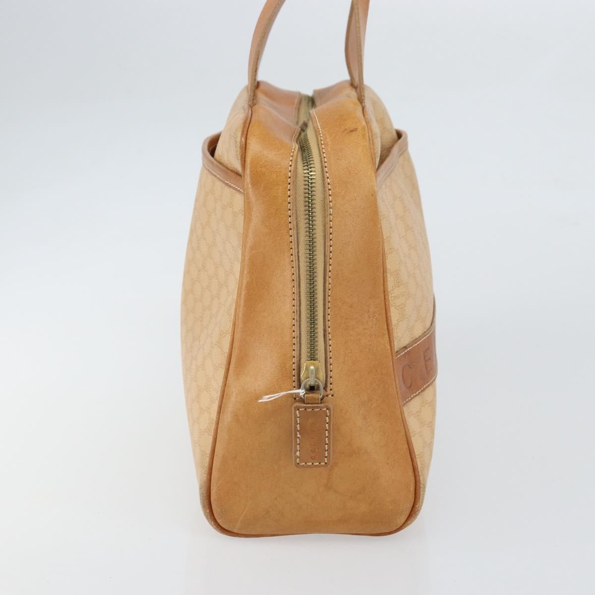Celine Vintage Macadam Handbag Beige Canvas Good condition - Inside View