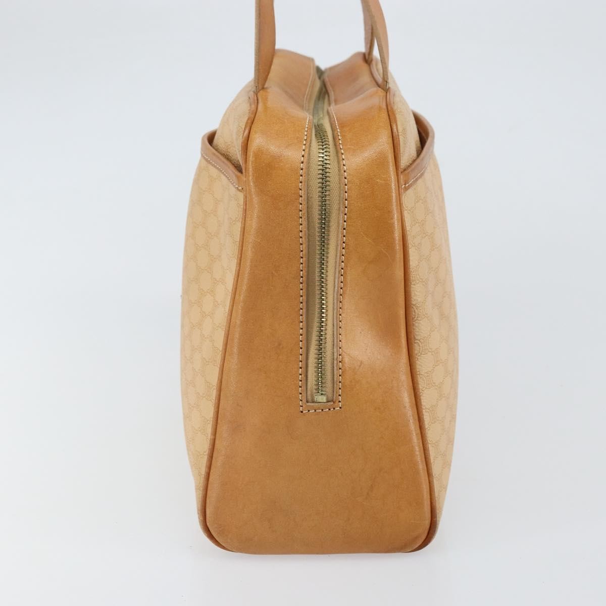 Celine Vintage Macadam Handbag Beige Canvas Good condition - Model View