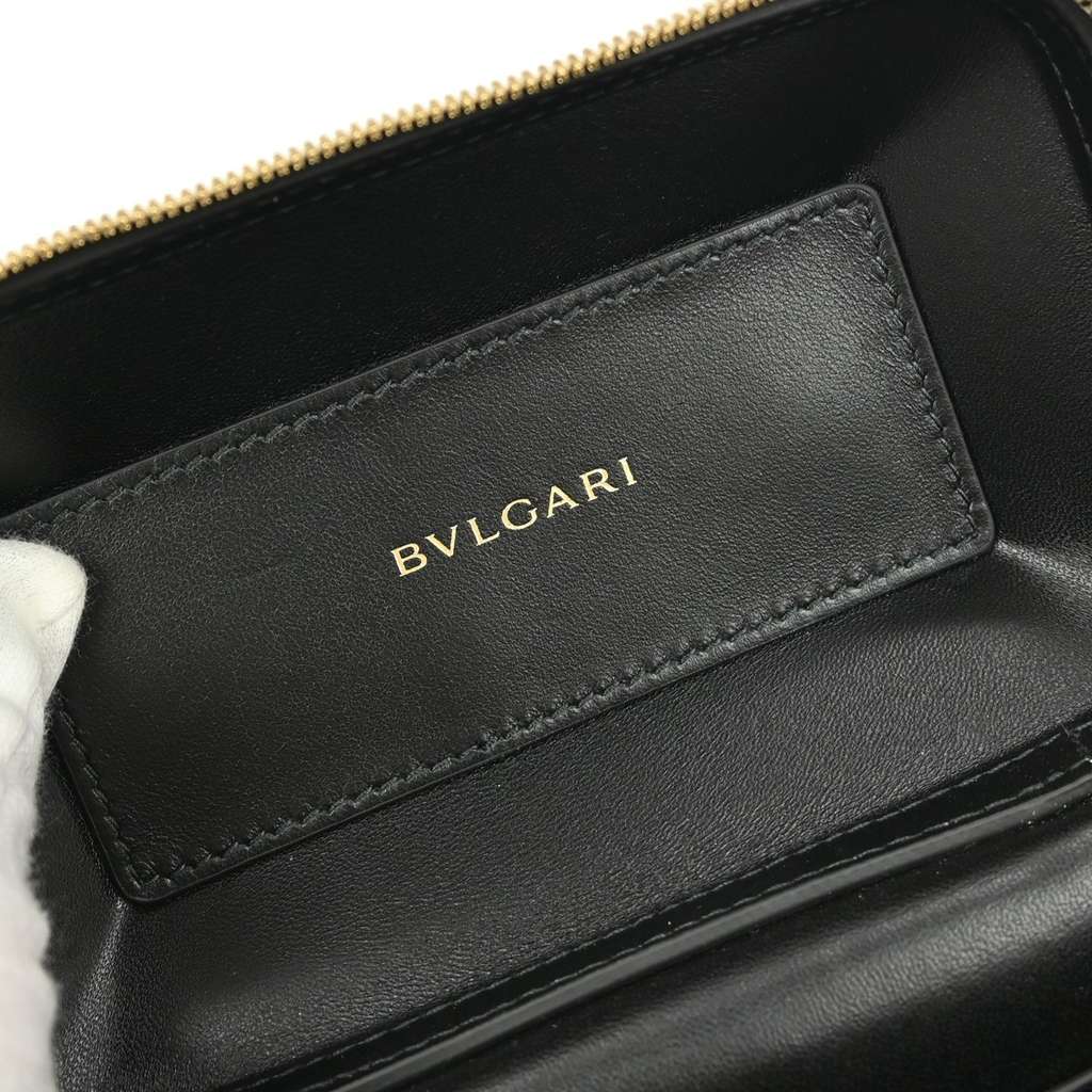 Bvlgari Forever Serpenti Vanity Bag Beige Leather Good condition - Model View