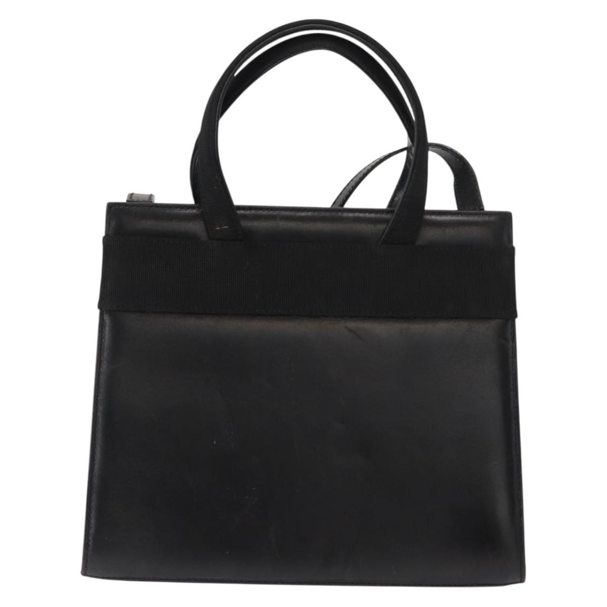 Salvatore Ferragamo Convertible Vara Bow Tote Black Leather Good condition - Back View