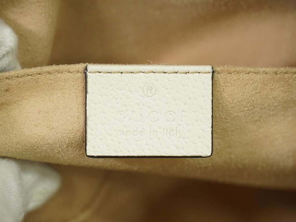 Gucci Ophidia Dome Shoulder Bag Beige Canvas Good condition - Box View