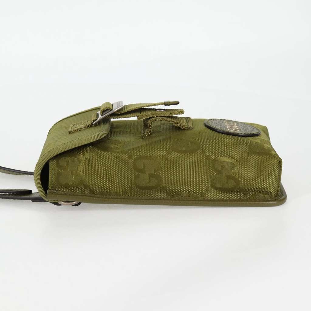 Gucci Off The Grid Shoulder Bag Green Canvas Very good condition - Inside View